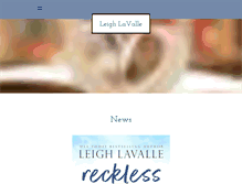 Tablet Screenshot of leighlavalle.com